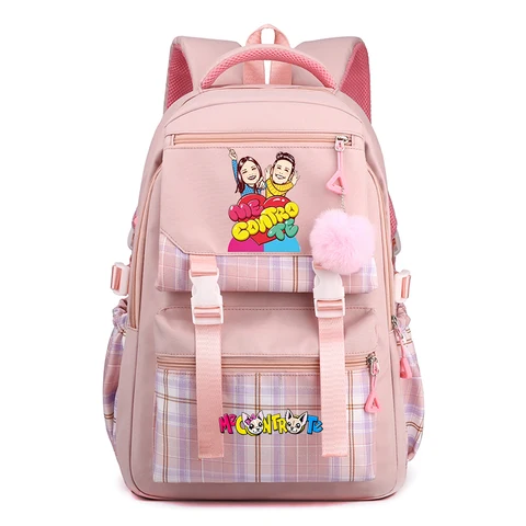 Новый рюкзак с принтом Me Contro Te, детский холщовый школьный рюкзак, модный рюкзак Me Contro Te для девочек, легкая сумка для книг Mochila