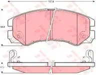 

For GDB3162 front brake pad FRONTERA 98