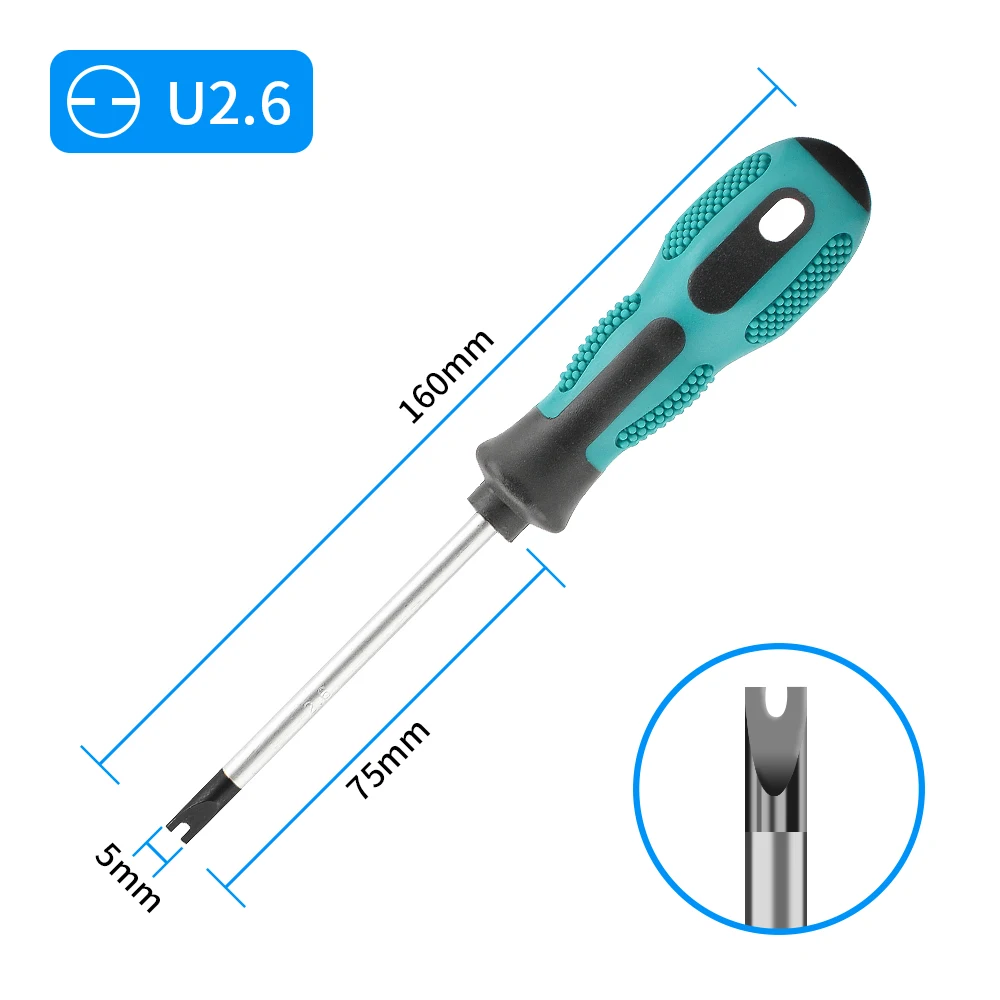 

Магнитная отвертка H-типа Seven Floor U1.7 U2.0 U2.3 U2.6