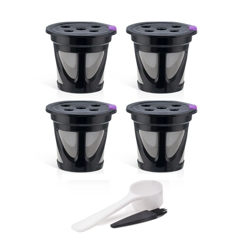 

Promotion! 4PCS For Keurig K Cup Refillable Coffee Capsule Reusable K-Cup Filter