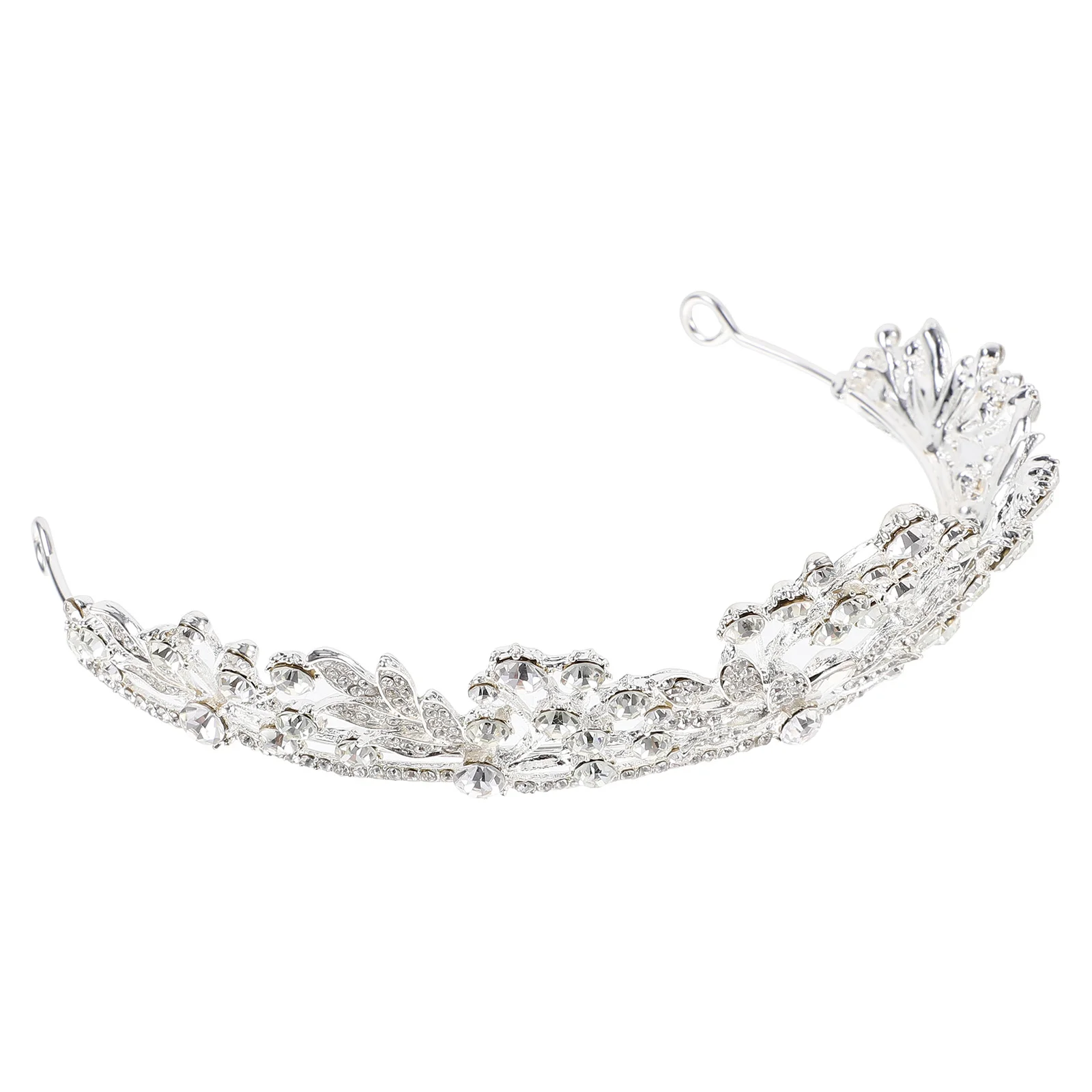 

Women Crown Headband Rhinestone Hair Decor Shiny Headpiece for Wedding Birthday