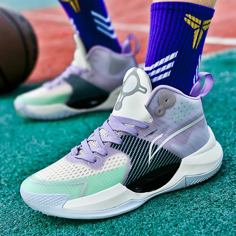 Profession Fashion Cushion Unisex Basketball Sneakers High Quality  Men's Training Shoes Outdoor Anti-slip Women's Sports shoes