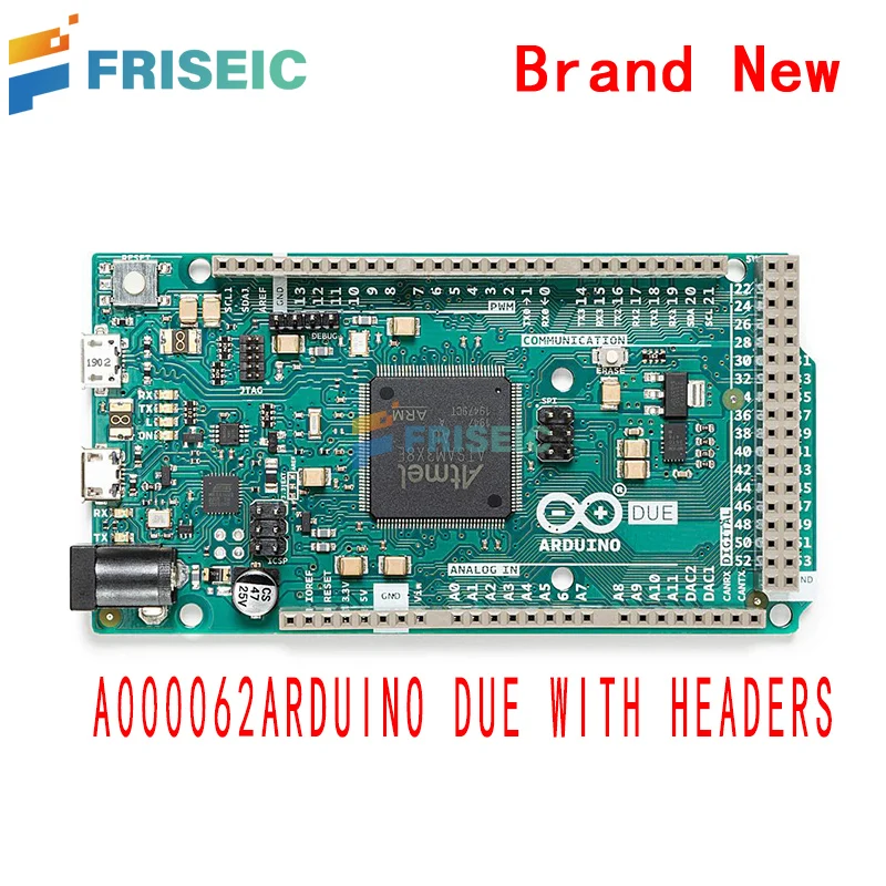 Комплект макетной платы A000062 ARDUINO DUE с наушниками ATSAM3X8E оценочный BRD новинка