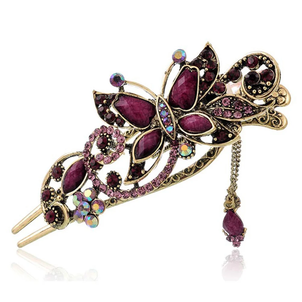 

Hairfrenchpin Buns Sticks Vintage Stick Hairpin Hairpins Clips Crystal Clip Women Fork