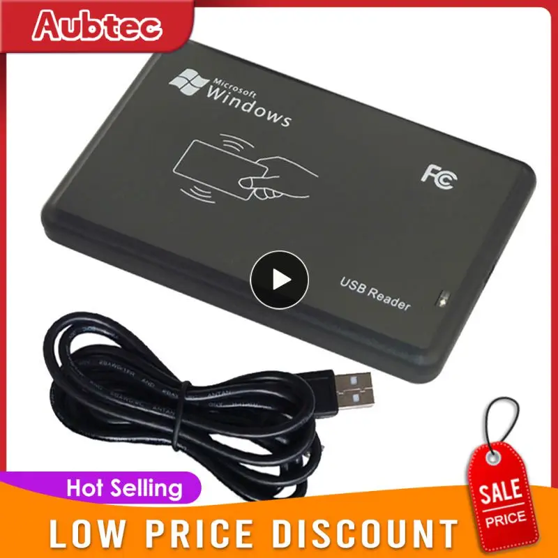 

1~8PCS Usb Port S 125khz Em4100 Tk4100 Smart Card Reader Rfid Reader Se For Smart Card Sensitivity Access Control Id Contactless