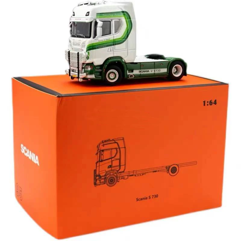 

GCD 1:64 Scania Truck Trailer S730 TransportationTwo Colors Diecast Model Car Birthday Gifts And Collections Stock In 2021