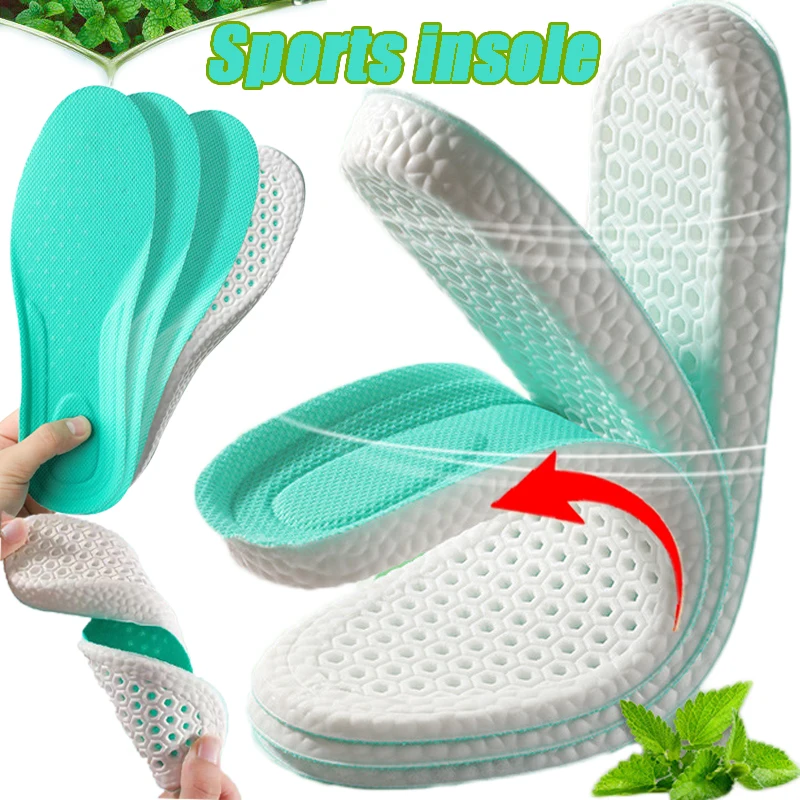 

1 Pair Trimmable Insoles Shoes Sole Shock Absorption Deodorant Breathable Shoe Pad Running Insole Feet Unisex Orthopedic Insoles