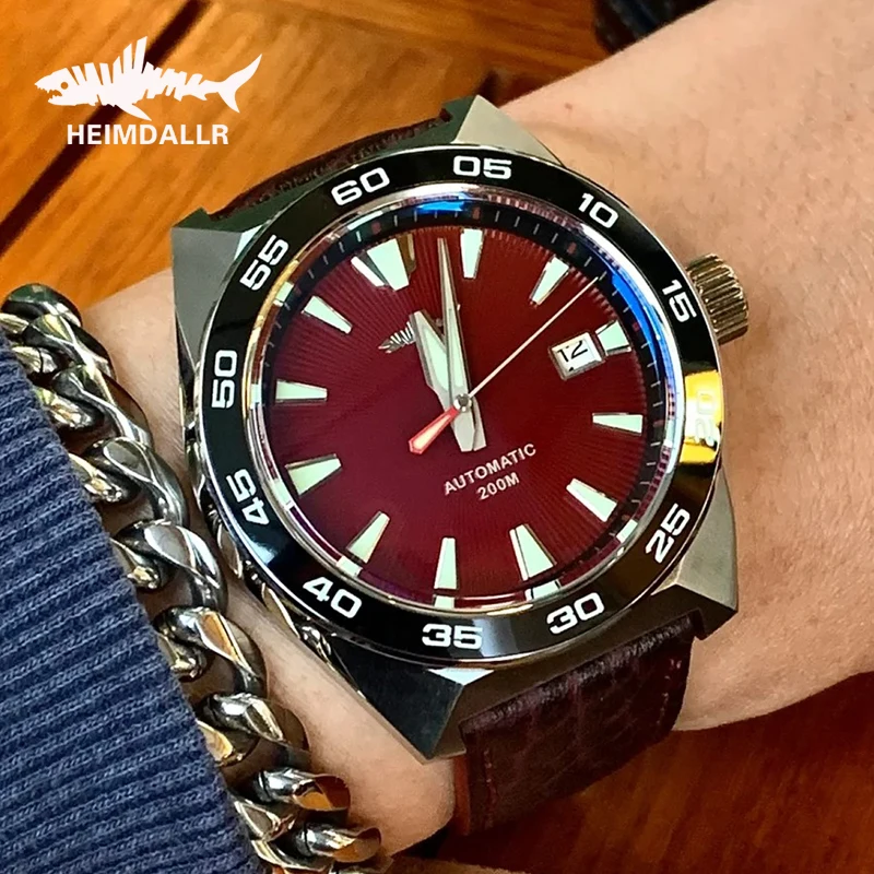 Heimdallr Monster 45 мм NH35 механизм автоматические механические наручные часы C3