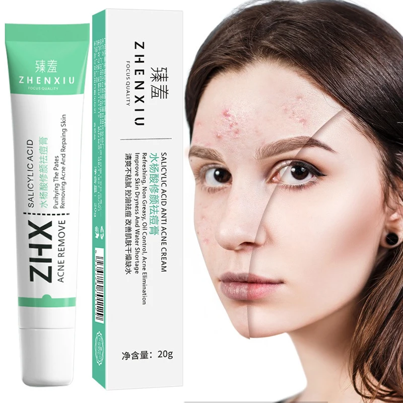

Face Cream Anti-Acne Moisturizing Soothing Calm Down Anti-Inflammatory Remove Acne Scars Oil Control Shrink Pores Repair 20g