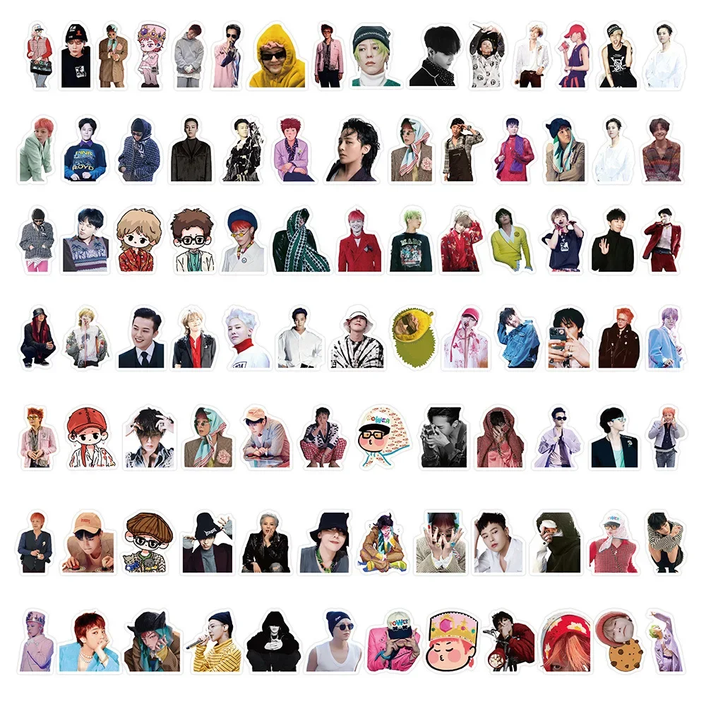 60 шт. анимационные периферийные устройства наклейки G-Dragon модные сделай сам