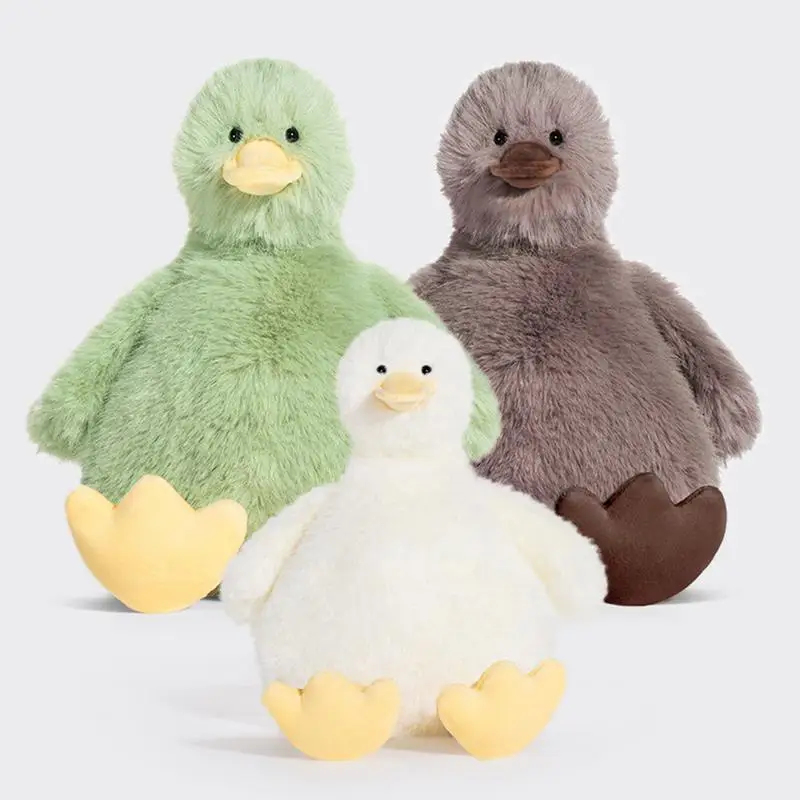 Утка плюшевая милая подушка-утка приятная мягкая игрушка-компаньон для сна