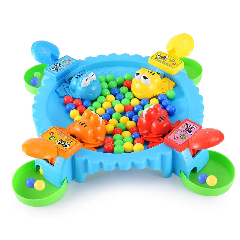 

Eat Ball Frog Board Game Multiplayer Competitive Race Interactive Toy Play with Friends Educational Stickers Gift For Kids