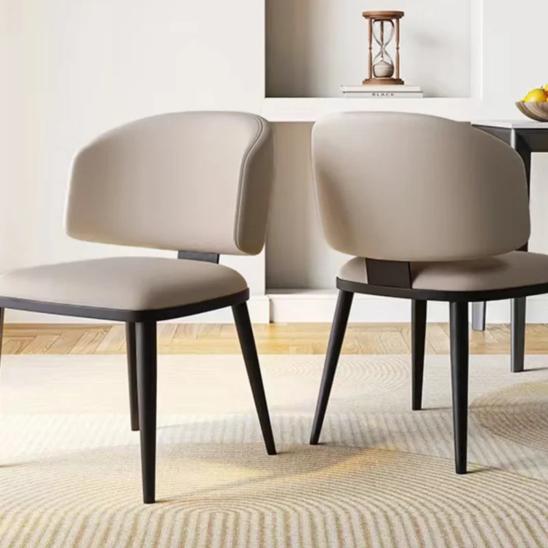 Элегантные обеденные стулья середины века железный дизайнерский скандинавский