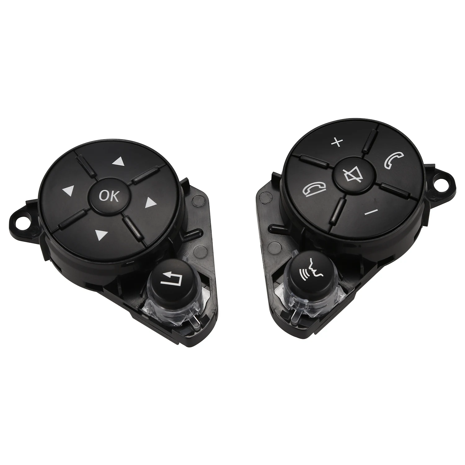 

Left+Right Car Inner Part Steering Wheel Worn Button Cover Switch For Mercedes For Benz W204 W212 C200 E260 E320