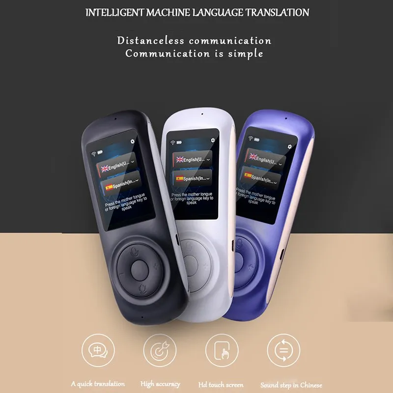 Smart T2S Portable Instant Voice Translator Support 70 Countries Language Two-way Translation Multi-Language Translator Voice enlarge