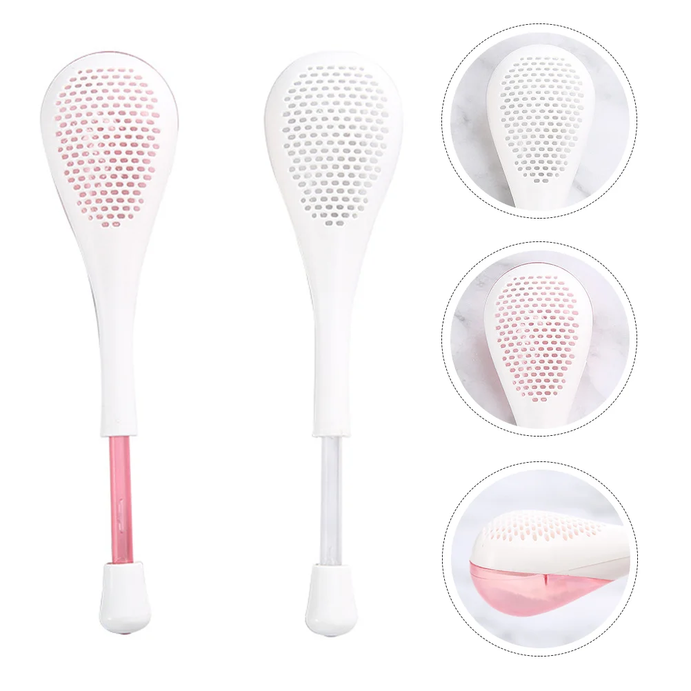 

2 Pcs Dusting Spoon Powder Strainer Flour Duster Baking Japanese Style Tool Abs Sifter
