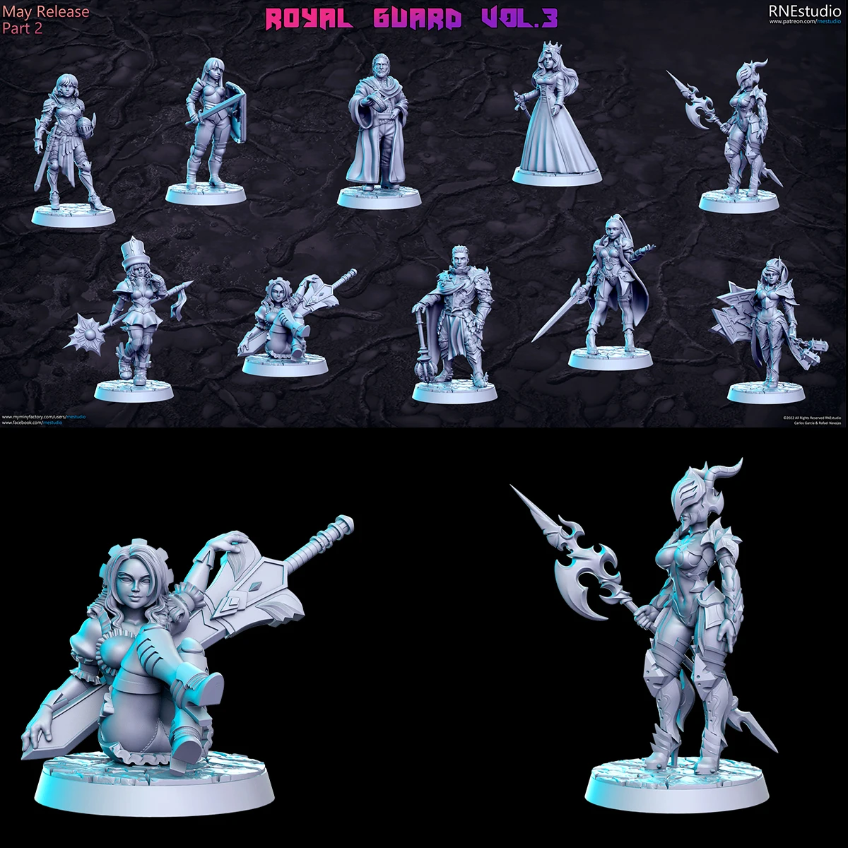 

Ancient Knight Human Character Dragon and Dungeon dnd Running Group Board Game Chess Model in the Kingdom Guard