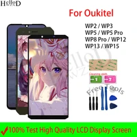 for oukitel wp2 wp3 wp5 pro wp8 pro wp12 wp13 wp15 lcd display touch scren digitizer assembly replacement