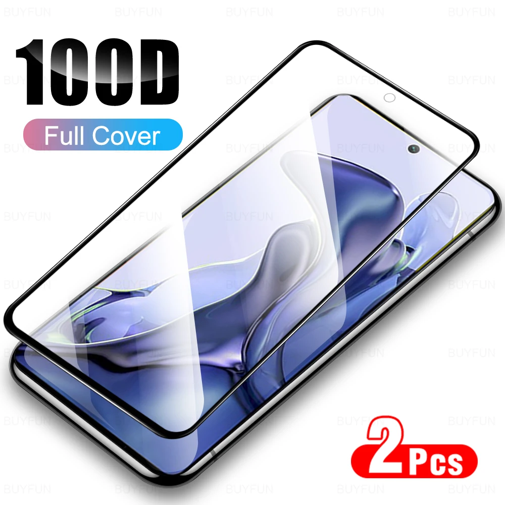 

Защитное стекло с полным покрытием для Xiaomi Mi 11T 11T Pro, 2 шт.