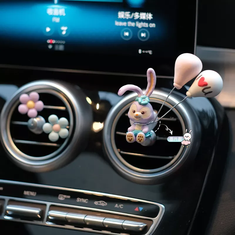 

Cute doll, car perfume, air conditioner, air outlet, aromatherapy pendant, air freshener in the car, lady interior accessories