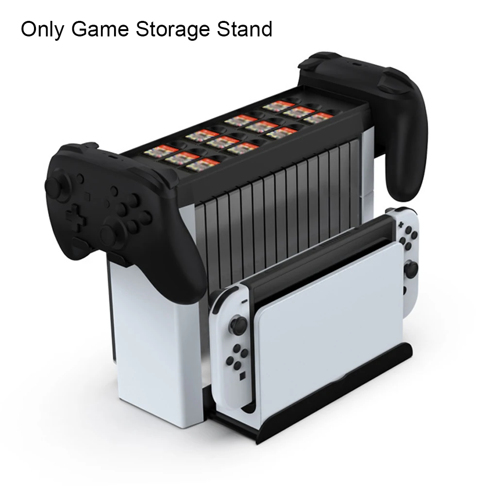 

Storage Stand Kit for Switch Multifunctional Games Storage Tower Game Disc Storage Box Bracket Gamepad Holder Stand Rack
