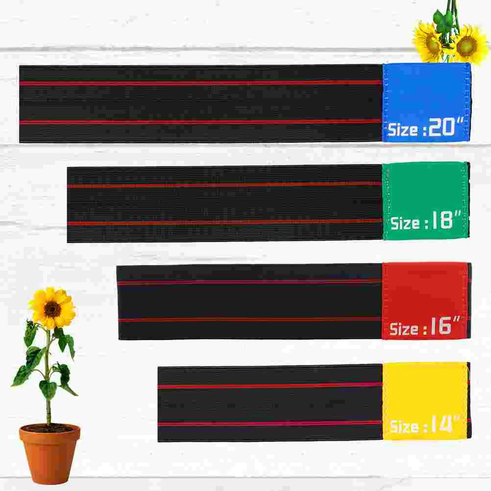 

4pcs Elastic Belt Dampener Drumming Practice Pad Cymbal Mute Practice Silencer Pad Drum Kit Parts Accessories (Random Ribbon