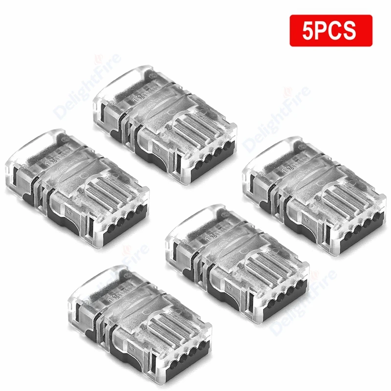 2/3/4/5/6 Pin LED Strip Connectors Waterproof LED Connector Terminal For 8mm 10mm LED Strip Light WS2811 WS2812B LED Strip