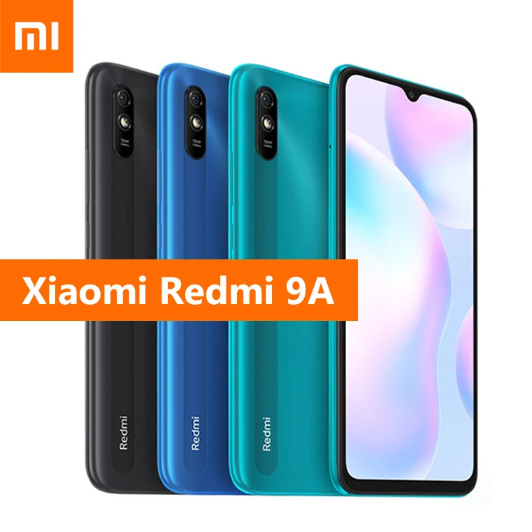 Xiaomi Redmi 9A Mobile Phone 4GB 64GB MTK Helio G25 Octa Core 6.53 5000mAh 13MP Camera Smartphone Global version