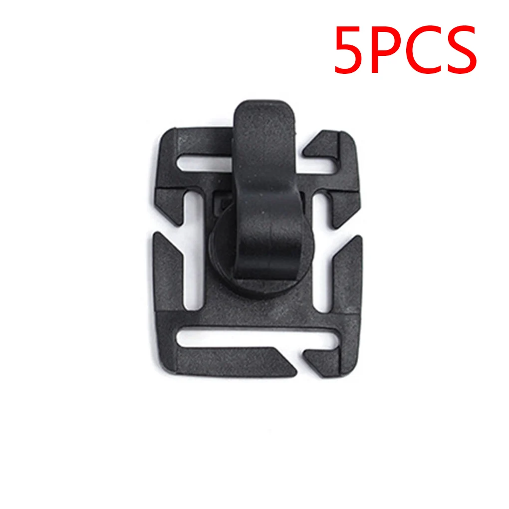 

5pcs Tactical Military Water Tube Adjustable Rotatable Pipe Holder Water Bag Clip Buckle