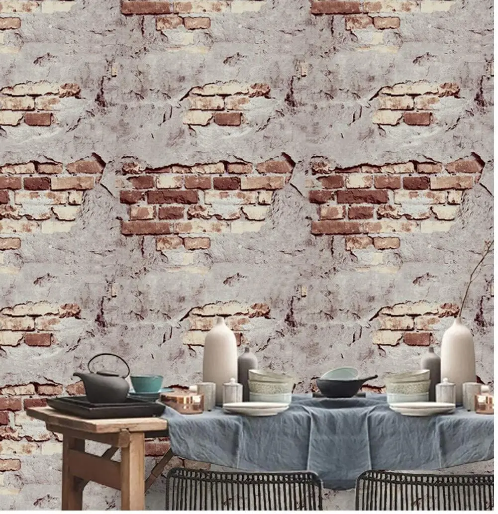 

Brick Wallpaper Peel and Stick Wallpaper Stone Wallpaper Self Adhesive Kitchen Countertops 3d Wallpaper Papel Tapiz