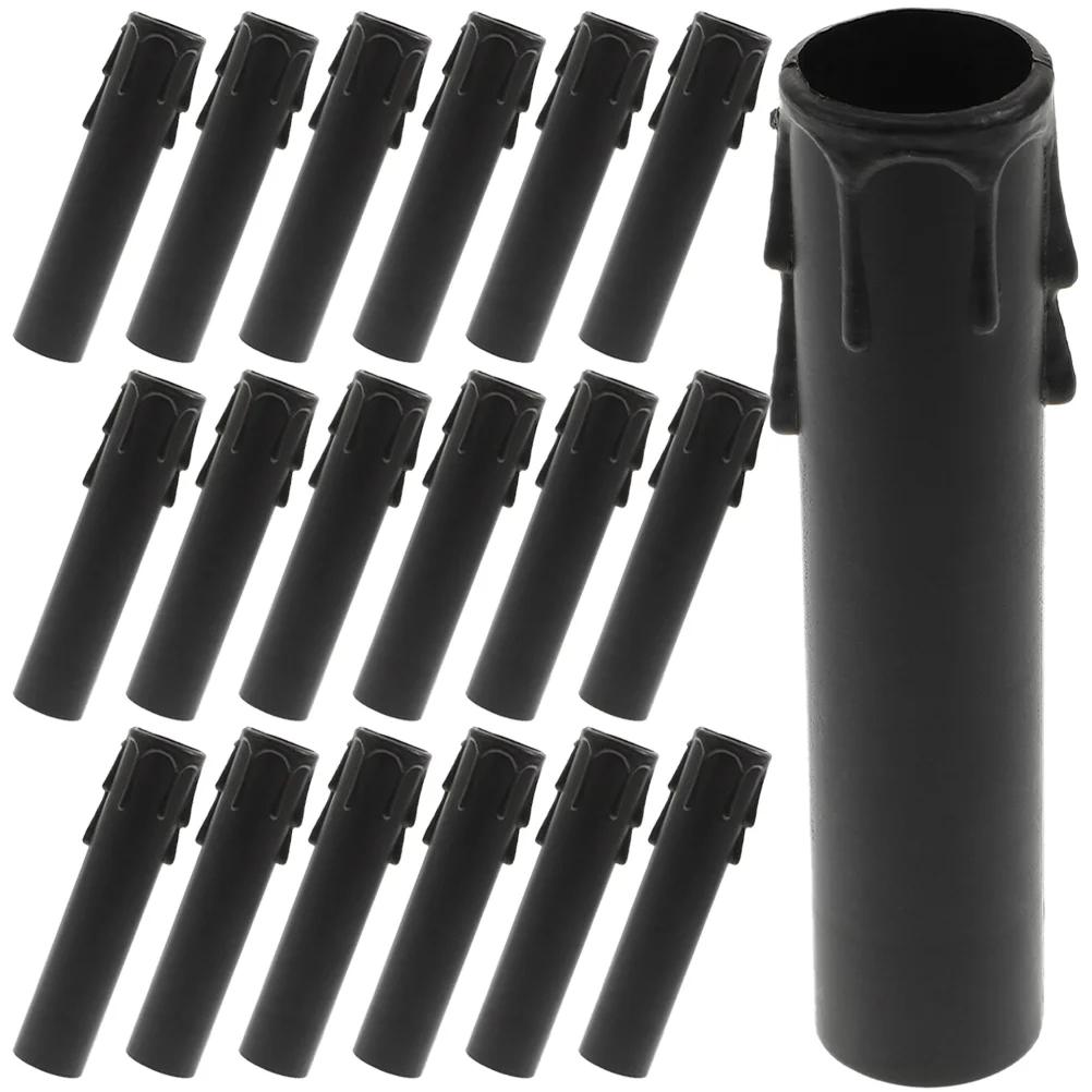 20 шт. каплевидный пластиковый рукав крышка для цоколя держатели люстр чехлы