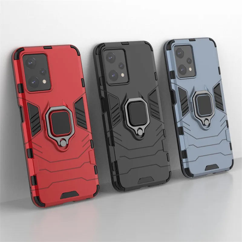 

For Realme 9 Pro Case Cover Realme 8s 8i 9i 8 9 Pro Plus Cover Armor PC Shockproof Soft TPU Phone Back Cover For Realme 9 Pro