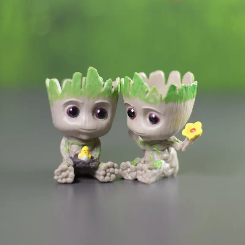 Манекен в виде маленького дерева Marvel Мстители Грут модель птичьего домика