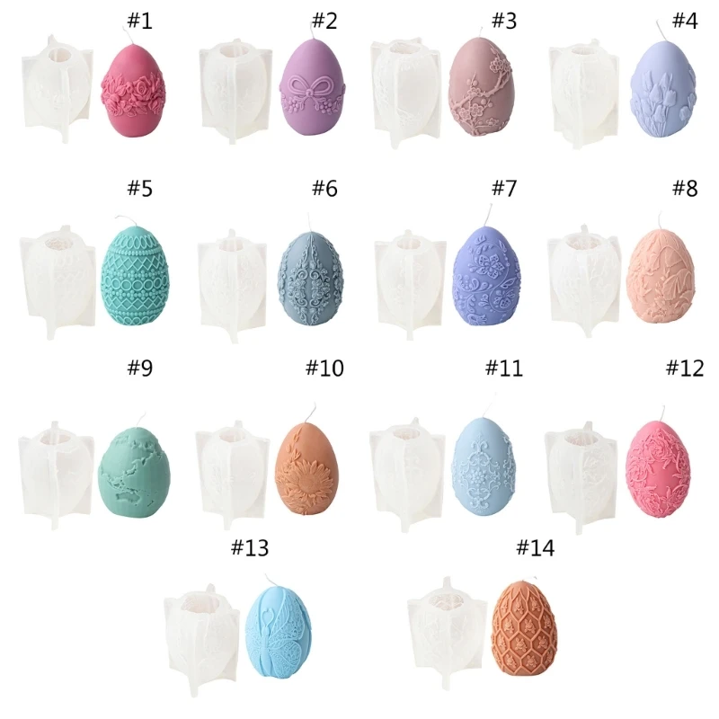 

Cute Easter Egg Casting-Resin Mould Flower Ball Silicone Molds DIY Fondant Cake Chocolate Decorating Tool Dropship