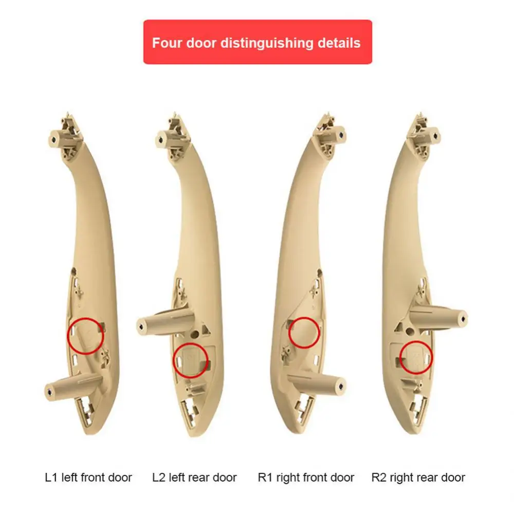 

Universal Car Inner Handle Door Handle Portable Door Inner Handle Durable Car Accessories Interior Door Panel Pull Trim Cover