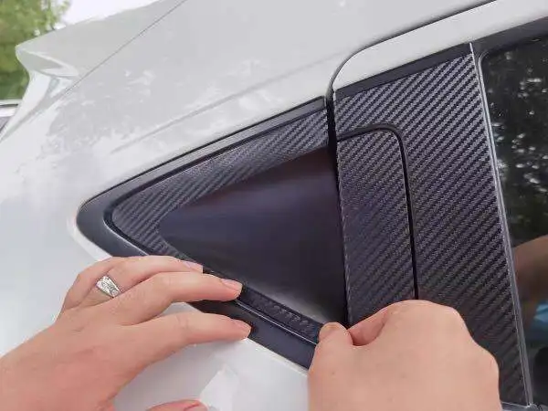 

Car Door Handle Cover Trim Carbon Fiber Car Sticker Protective Sleeve For Honda HRV VEZEL Car