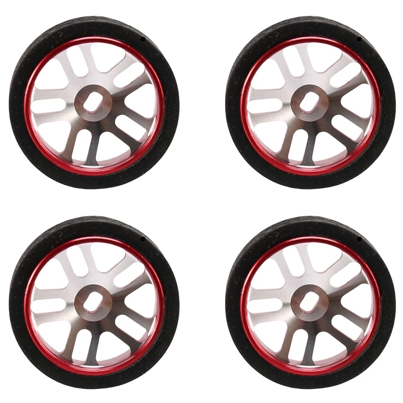 

4Pcs RC Car Tires & Wheels For Wltoys K969 K989 Dgawd Mini-Z RC 1/28S