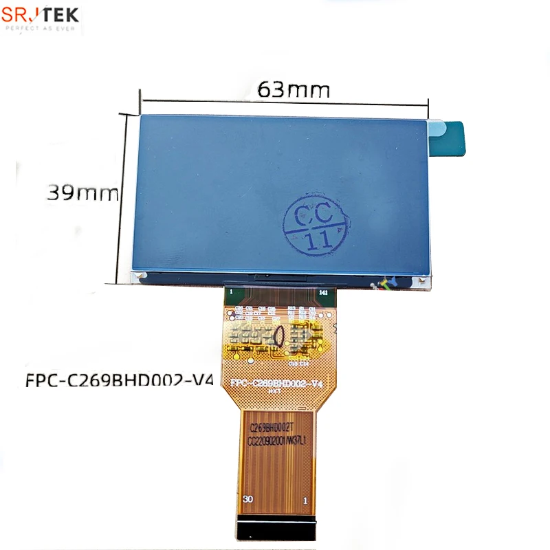 

2,4, 2,69 дюйма, FPC-C269BHD002-V4 FPC-RX024B-0300-V0 C269BHD017, экран дисплея, Аксессуары для проекторов