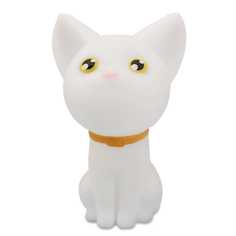 

HOT-Small And Portable Cute Night Light Cartoon Cat Image Bedroom Dormitory Eye Protection Night Light Illuminated