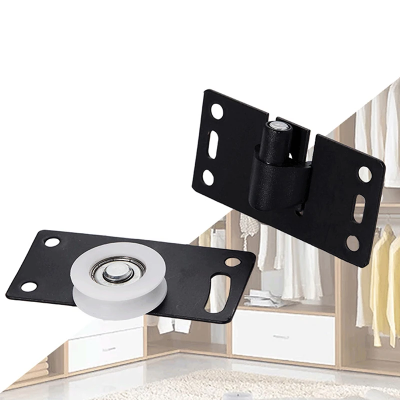

Cabinet Nylon Pulley Hanging Wheel For Wardrobe Door Rollers Stainless Steel Sliding Door Wheel Furniture Hardware Supplies