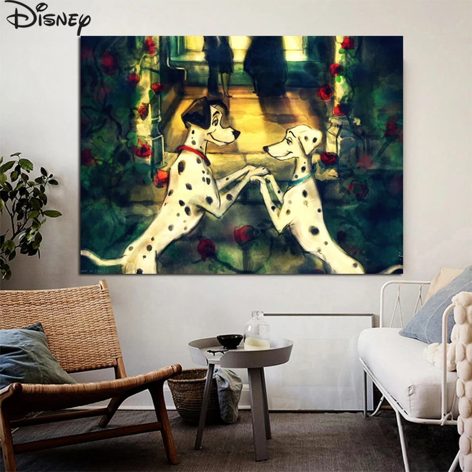 

Алмазная живопись 5D "сделай сам", наборы для вышивки крестиком 101, Алмазная мозаика с собакой далматинцев, вышивка из мультфильмов Диснея, кв...