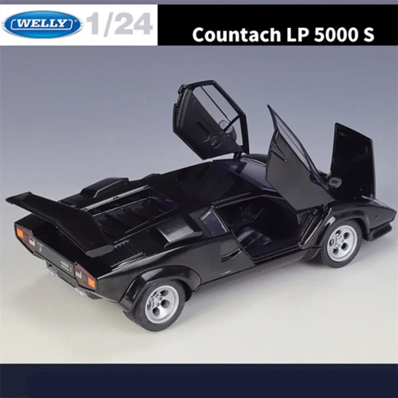 Модель спортивного автомобиля Welly 1:24 Lamborghini Countach LP5000s из сплава модель литая