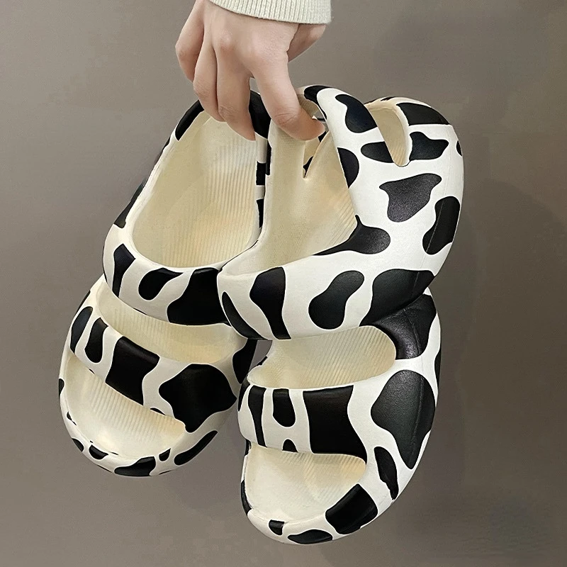 

Summer Sandals for Women 2023 Flat Heels Platform Chunky Soft Ladies Shoes Outdoor Beach Peep Toe Non-slip Sandalias De Mujer