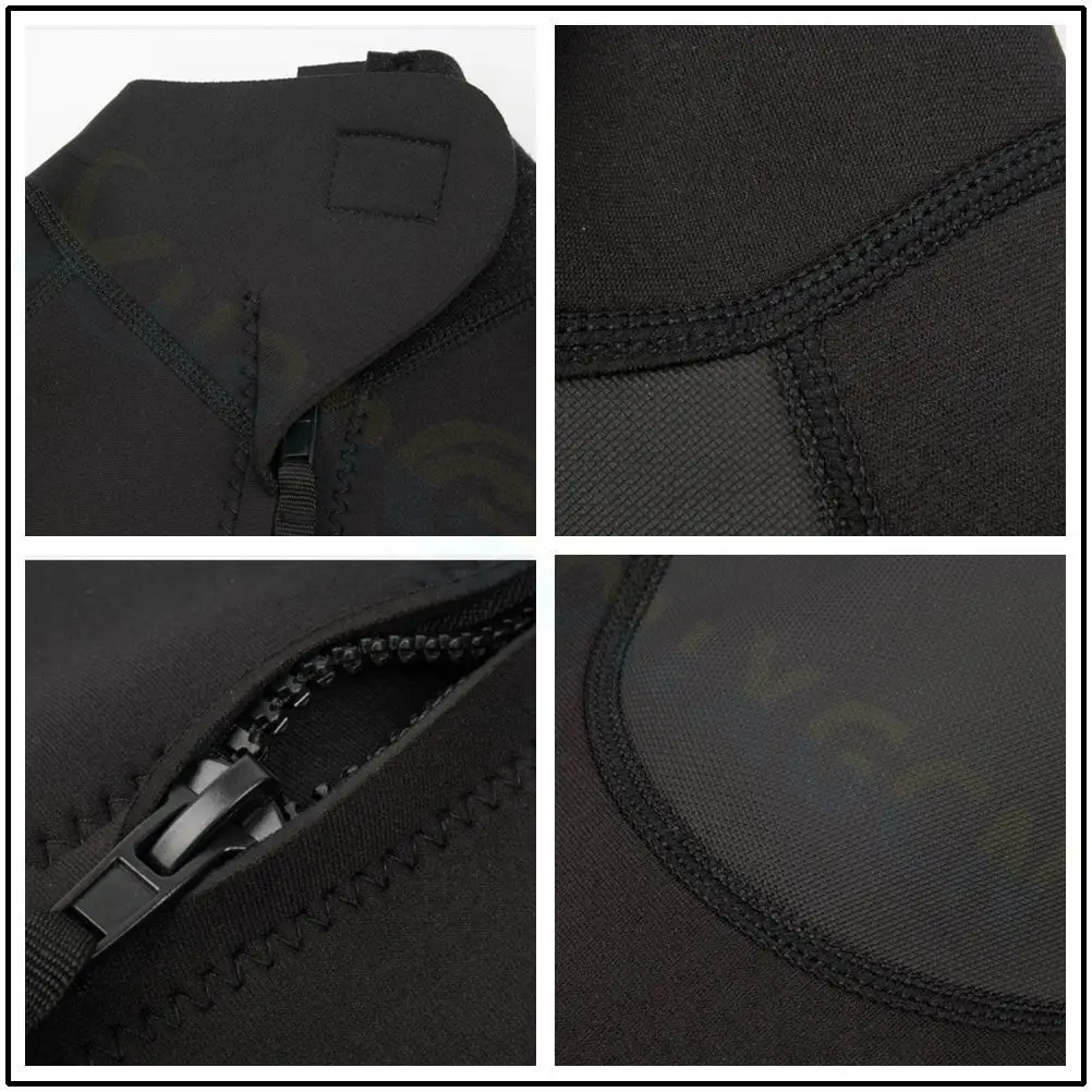 Неопреновый гидрокостюм 3 мм для мужчин и женщин костюм дайвинга на молнии сзади