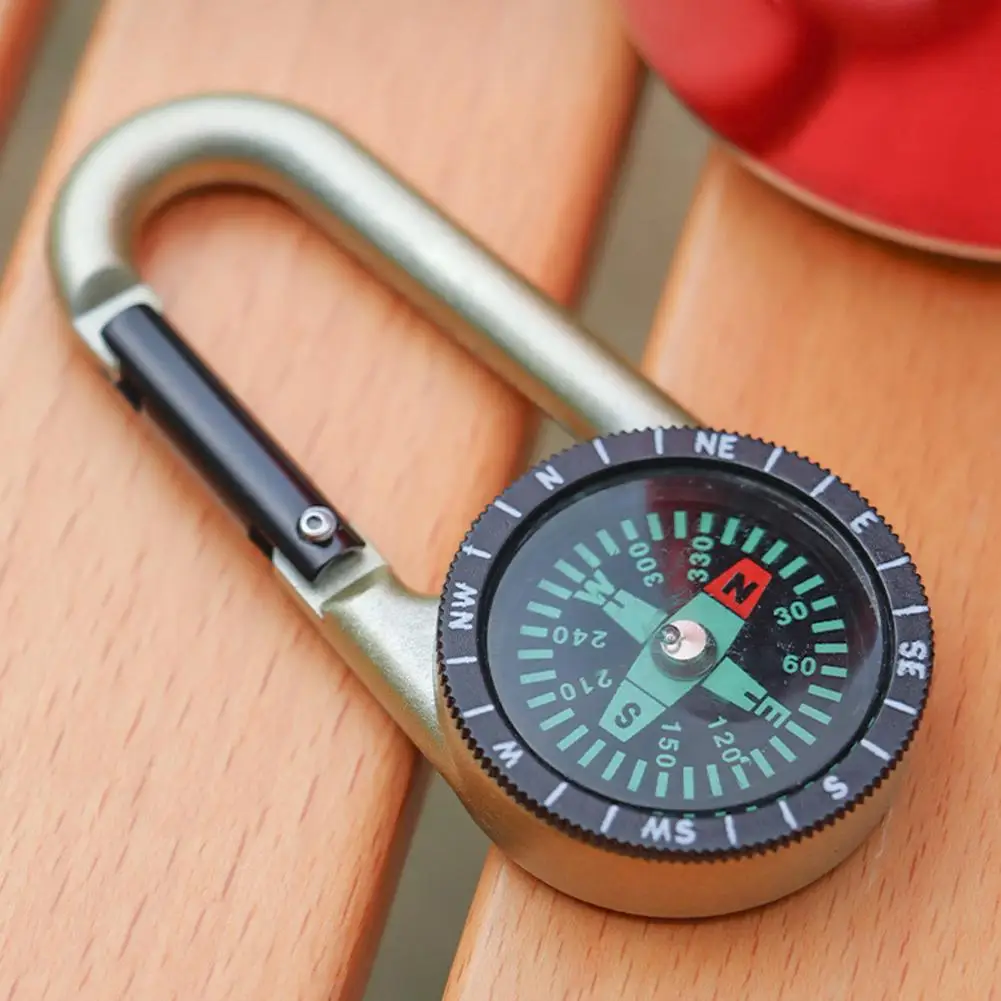 ia Mini Compass Brelok do kluczy ze stopu cynku Karabińczyk Klamra Akcesoria zewnętrzne biwakowania Piesze wycieczki z plecakiem 열 فا고리