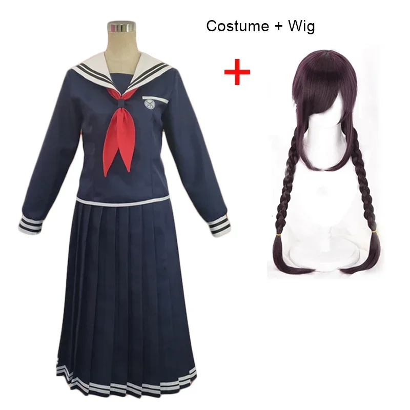 Аниме Danganronpa Toko Fukawa Косплей Костюм для взрослых женщин и девочек школьная форма