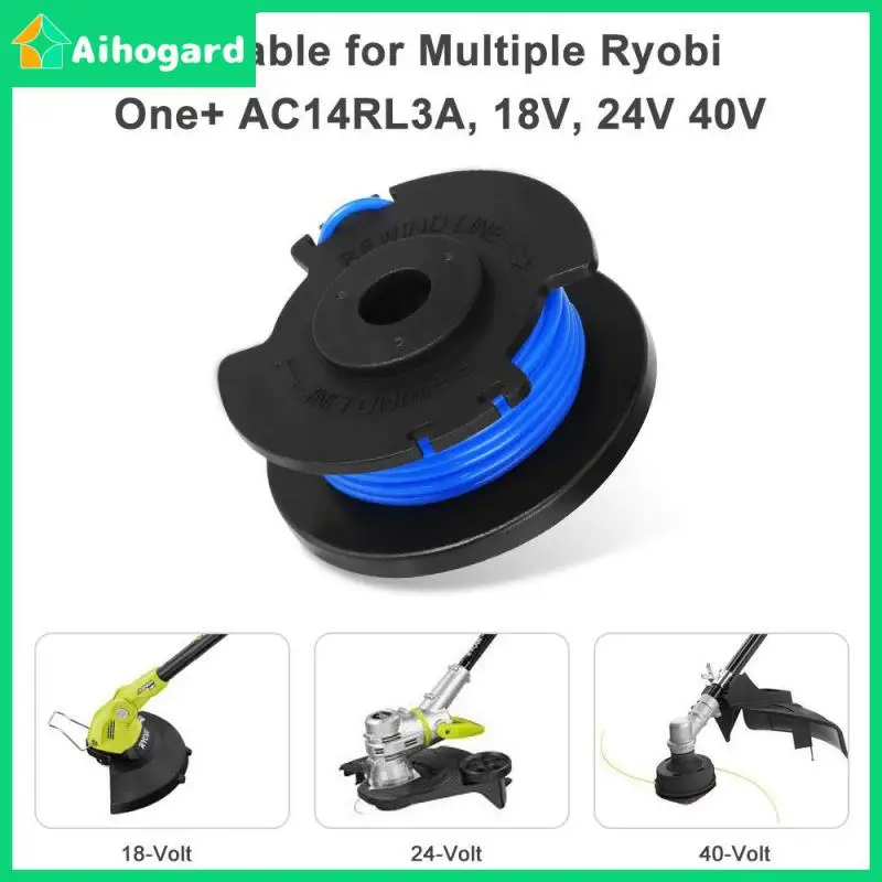 

4 шнура для триммера Ryobi 0,065 дюйма, автоподача для замены Катушек Ryobi 18 в 24 в 40 в, беспроводные триммеры, электроинструмент