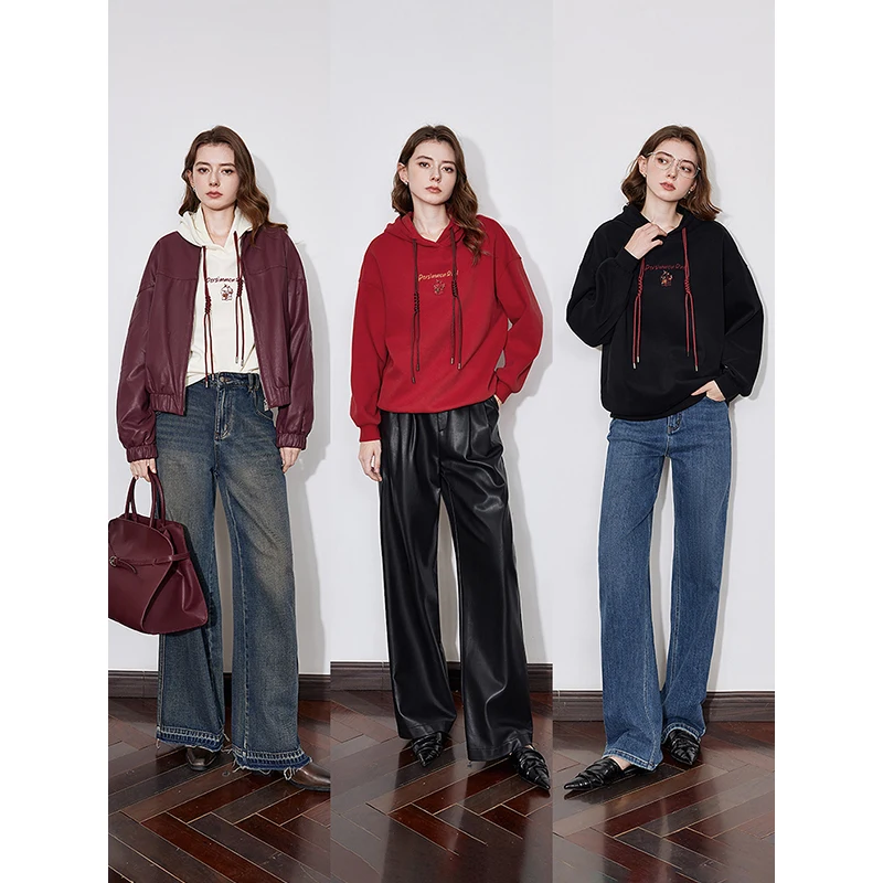 Женская флисовая толстовка с капюшоном