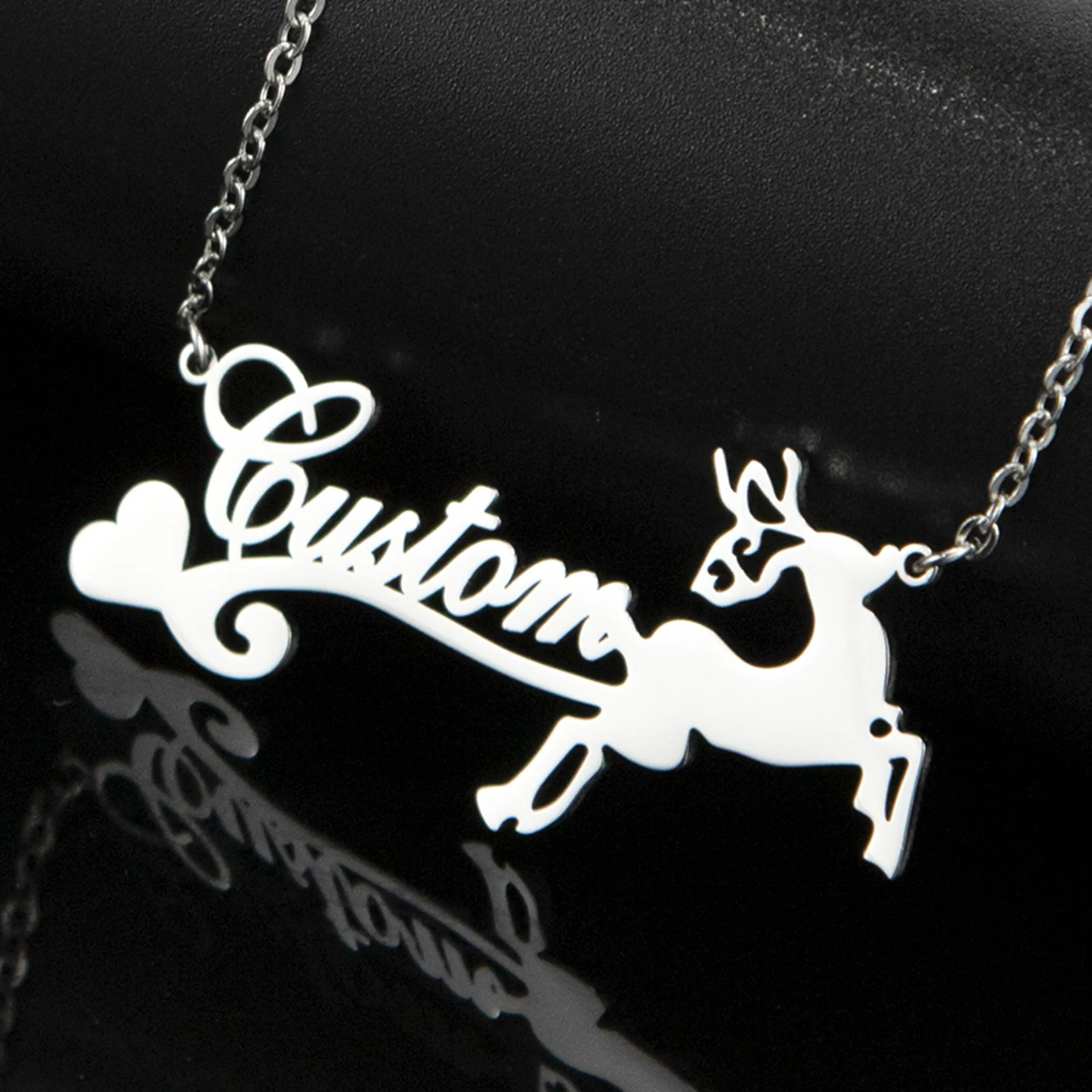 New in Initial Letter Custom Name Necklace for Women Mum Girlfriends 18K Gold Plated Personalized  DIY Birthday Gifts  Jewelry