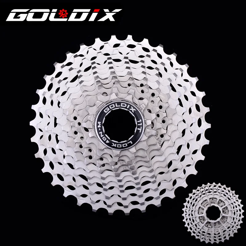 

GOLDIX Road Bike Ultralight 11v 12v Cassette 11-28T/32T/34T/36T Bicycle Sprocket K7 Freewheel for Shimano HG Hub